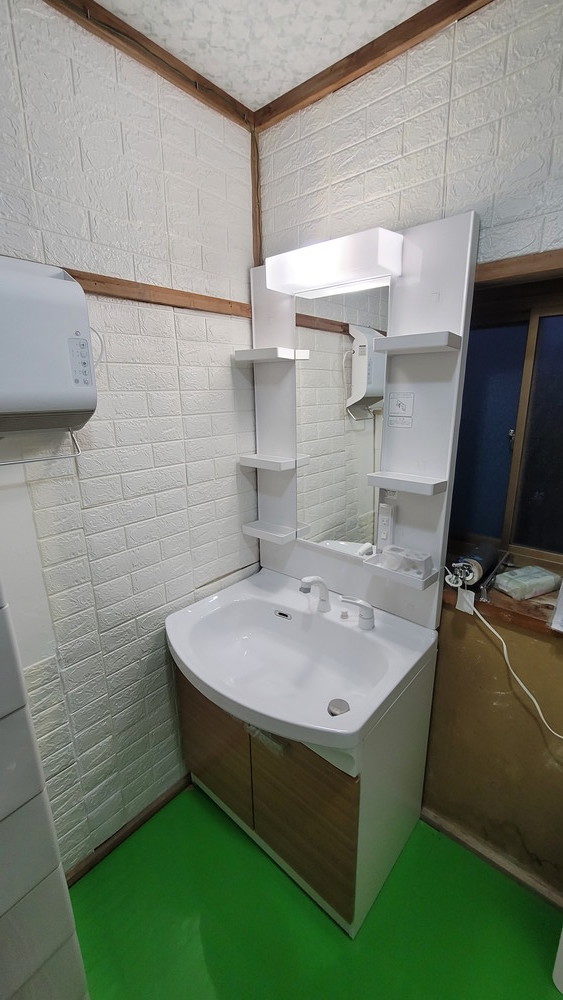 洗面台交換工事